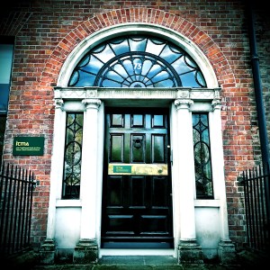 Entrance to the Irish Traditional Music Archive.